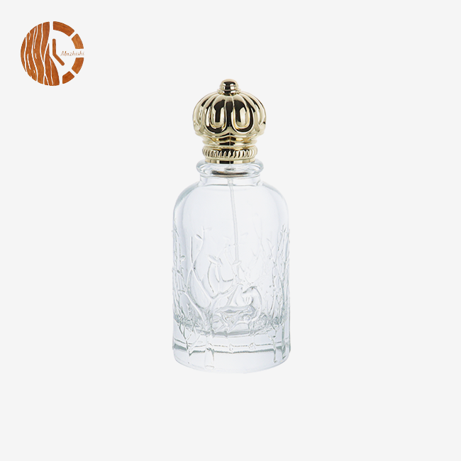 Unique Design Luxury Round Glass Perfume Bottle